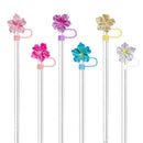 Silicone Straw Covers by Axyaa for Stanley Cups - 6PCS Straw Toppers
