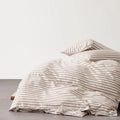 100% Cotton Striped Print Duvet Cover Set with Pillowcase - Axyaa Brand