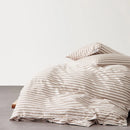 100% Cotton Striped Print Duvet Cover Set with Pillowcase - Axyaa Brand