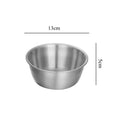 Axyaa Stainless Steel Golden Rice Wine Bowl Set - Seasoning Dishes Snack Cups