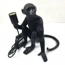 Axyaa Retro Monkey Chandelier: High-End LED Desk Light for Home & Restaurant