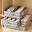 Axyaa Underwear Organizer Box | Foldable Wardrobe Storage for Bra, Socks, Pants