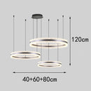Axyaa Modern Indoor Dining Room Pendant Light Chandelier LED Ceiling Lamp