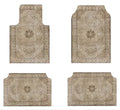 Axyaa Bohemian Style Car Foot Mat Home Rug Set Anti-slip American Retro Rugs