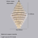 Axyaa Marble Ceiling Pendant Lamp for Dining Room Lighting