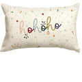 Christmas Green Linen Pillowcase by Axyaa - Festive Holiday Cushion Cover
