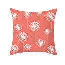 Axyaa Starfish Stripe Print Cushion Cover | Pink Coral Orange Home Decor Pillow Cover