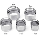 Axyaa Stainless Steel Cake Mould Set with Biscuit Cutters and Embossing Moulds