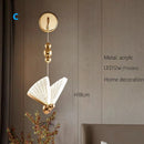Luxury Gold Butterfly LED Wall Sconce by Axyaa - Bedroom & Living Room Lighting
