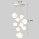 Axyaa Modern Indoor Pendant Chandelier LED Ceiling Light for Dining and Living Room