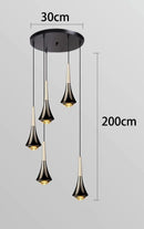 Axyaa LED Pendant Chandeliers for Modern Living and Dining Room Lighting