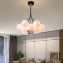 Axyaa Modern Moon 3D Chandelier Sconces with Remote Control