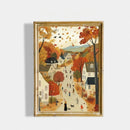 Autumn Landscape Canvas Print by Axyaa - Cozy Home Decor