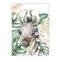 Axyaa Jungle Animals Custom Name Wall Art Poster Canvas Painting Nursery Decor