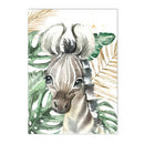 Axyaa Jungle Animals Custom Name Wall Art Poster Canvas Painting Nursery Decor