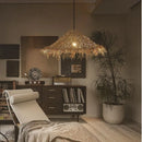 Axyaa Wabi Sabi Rattan Pendant Lights - Indoor Chandelier Lighting