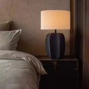 Axyaa Clay Pot Table Lamp Retro Fabric Living Room Decorative Lamp