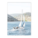 Nordic Whale Canvas Print for Living Room Decor by Axyaa