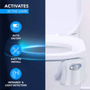 Axyaa Motion Sensor LED Toilet Night Light 8 Colors Changing Bowl Illumination