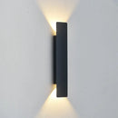 Axyaa 18W LED Waterproof Black Wall Lamp for Bedroom and Outdoor Lighting