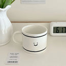 Kawaii Korean Ceramic Plate Cup Set by Axyaa - 5/8 inch Tableware & Decor