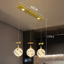 Axyaa Modern LED Pendant Chandeliers for Living Room Ceiling Light Dining Lamp
