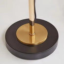 Modern Gold Plated Table Lamp by Axyaa: Elegant Warm White Lighting for Living Room & Study.