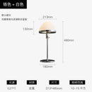 Axyaa Iron Art Glass Floor Lamp LED E27 Minimalist Chrome Vertical Table Lamp