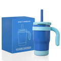 Axyaa Kids Stainless Steel Tumbler with Handle, Straw, and Lid