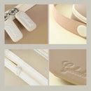 Axyaa EVA Travel Cosmetic Bag and Makeup Brush Organizer