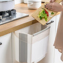 Axyaa Hanging Folding Trash Can for Kitchen Cabinet Door Sorting and Storage