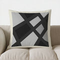 Axyaa Geometric Pattern Square Pillow Cover - Modern Design for Sofa, Bedroom, Car