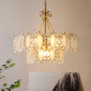 Axyaa Crystal Light Chandelier: Modern French Luxury for Living Room and Bedroom