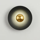 Axyaa Modern LED Wall Light Circular Iron Decoration Creative Headboard