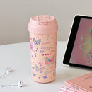 Axyaa Butterfly Stainless Steel Tumbler with Filter Straw