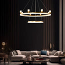 Axyaa LED Pendant Chandelier: Modern Indoor Lighting for Living and Dining Room