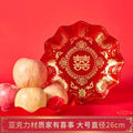 Axyaa Big Fu Zi Fruit Plate - Melon & Snack Plate for Home, BPA-Free
