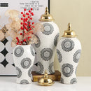 Axyaa Chinese Style Vase Ornaments | Luxury Living Room Decor | TV Cabinet & Dining Table Decoration