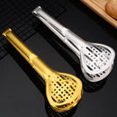 Axyaa Stainless Steel Food Tongs with Long Handle for Kitchen