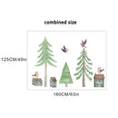Axyaa Fresh Forest Tree Wall Stickers for Home Decor and Background Wall Decoration