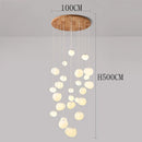 Axyaa Modern LED Staircase Chandeliers for Living Room Lighting