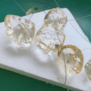 Axyaa Crystal Stone Glass LED Chandelier for Living Room, Hotel & Bar Decoration