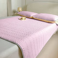 Axyaa Soft Latex Mattress Cover Quilted Protector Non-Slip Bedspread Summer Mat