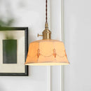 Axyaa Japanese Style LED Ceramic Pendant Light Chandelier