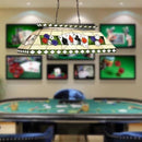 Axyaa European Glass Game Room Pendant Lamp - Energy-saving Decor Fixture