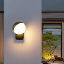 Axyaa Outdoor LED Wall Light: Waterproof Garden Sconce, 360 Rotatable Sensor Lamp for Home Decor