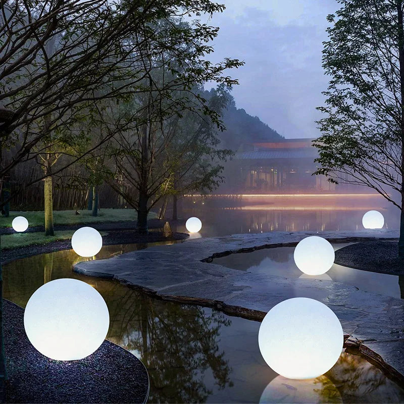 Axyaa RGB Led Water Float Ball with Remote Control - Outdoor Pool Decoration