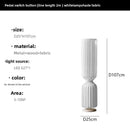 Axyaa Fabric LED Pendant Light: Minimalist Retro Floor Lamp for Home, Restaurant, Living Room