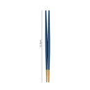 Axyaa Stainless Steel Chinese Chopsticks Set Multi Non-Slip Tableware Wedding