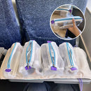 Axyaa 4-in-1 Detachable Makeup Bag: Large Capacity Travel Cosmetic Storage & Washing Bag